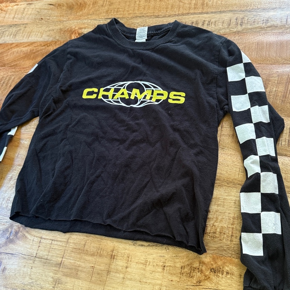 Vintage women’s motorcycle champs long sleeve tshirt small - Picture 3 of 7